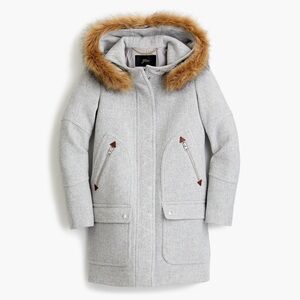 J.Crew Chateau Parka in Italian Stadium-Cloth Wool